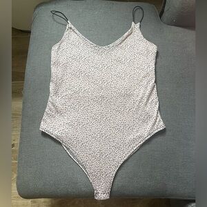 Cheetah print body suit